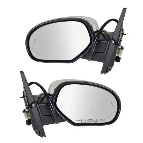 Powered Heated Memory Side Mirrors with Chrome Cap (09-14 Sierra 2500 HD)