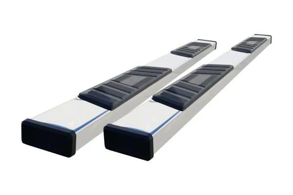STX500 Running Boards; Stainless Steel (20-26 Sierra 2500 HD Double Cab)
