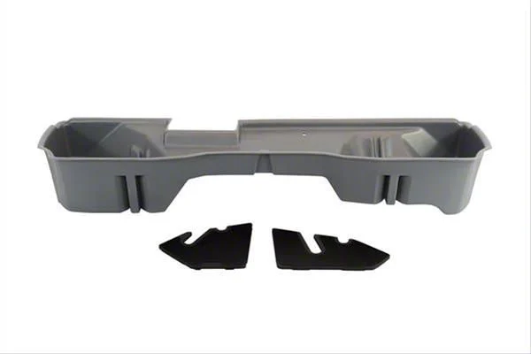 Underseat Storage; Ash Gray (15-19 Sierra 2500 HD Double Cab)