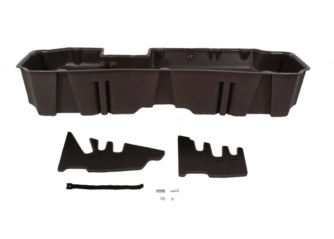 Underseat Storage; Brown (20-26 Sierra 2500 HD Crew Cab)