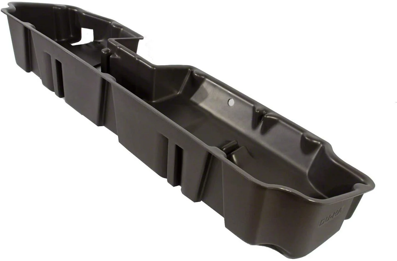 Underseat Storage; Brown (20-26 Sierra 2500 HD Double Cab)