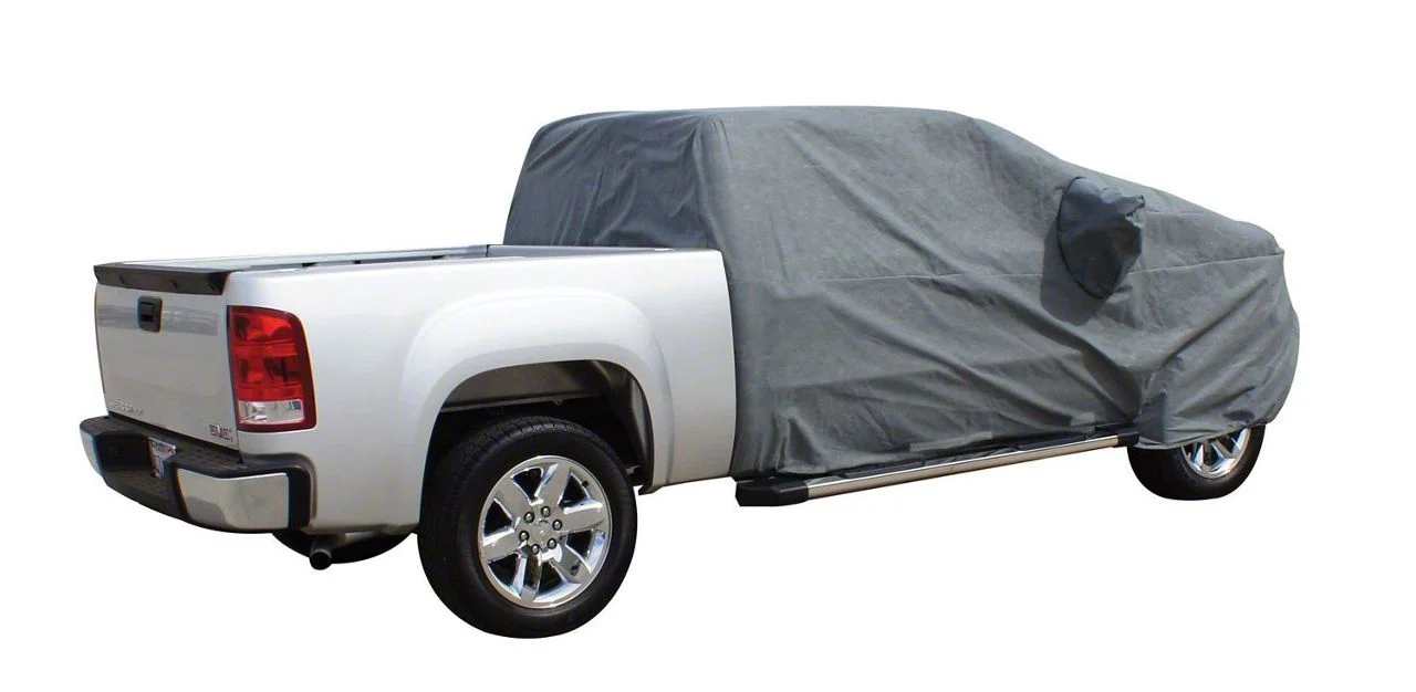 Universal Easyfit Truck Cab Cover; Gray (07-19 Sierra 2500 HD Extended/Double Cab)