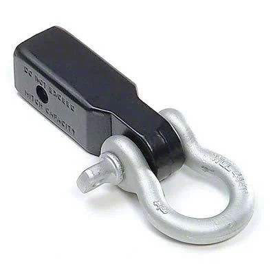 2-Inch Receiver Hitch D-Ring Shackle (Universal; Some Adaptation May Be Required)