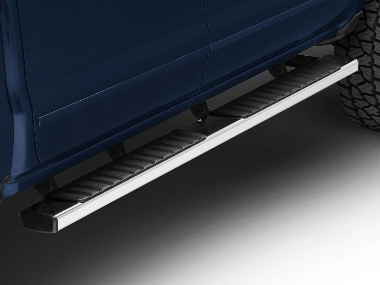 6-Inch Running Boards; Stainless Steel (07-18 Silverado 1500 Crew Cab)