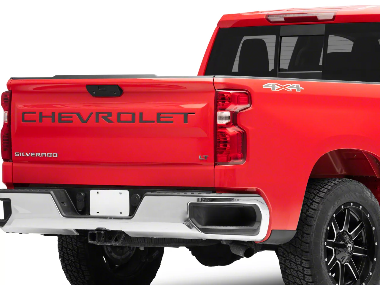 Putco Black Platinum Tailgate Insert Letters (19-26 Silverado 1500)