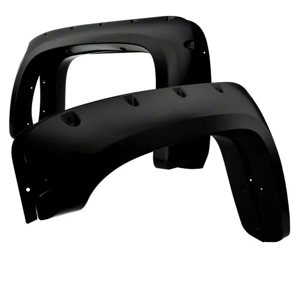 Fender Flares; Smooth (07-13 Silverado 1500 w/ 5.80-Foot Short Box)