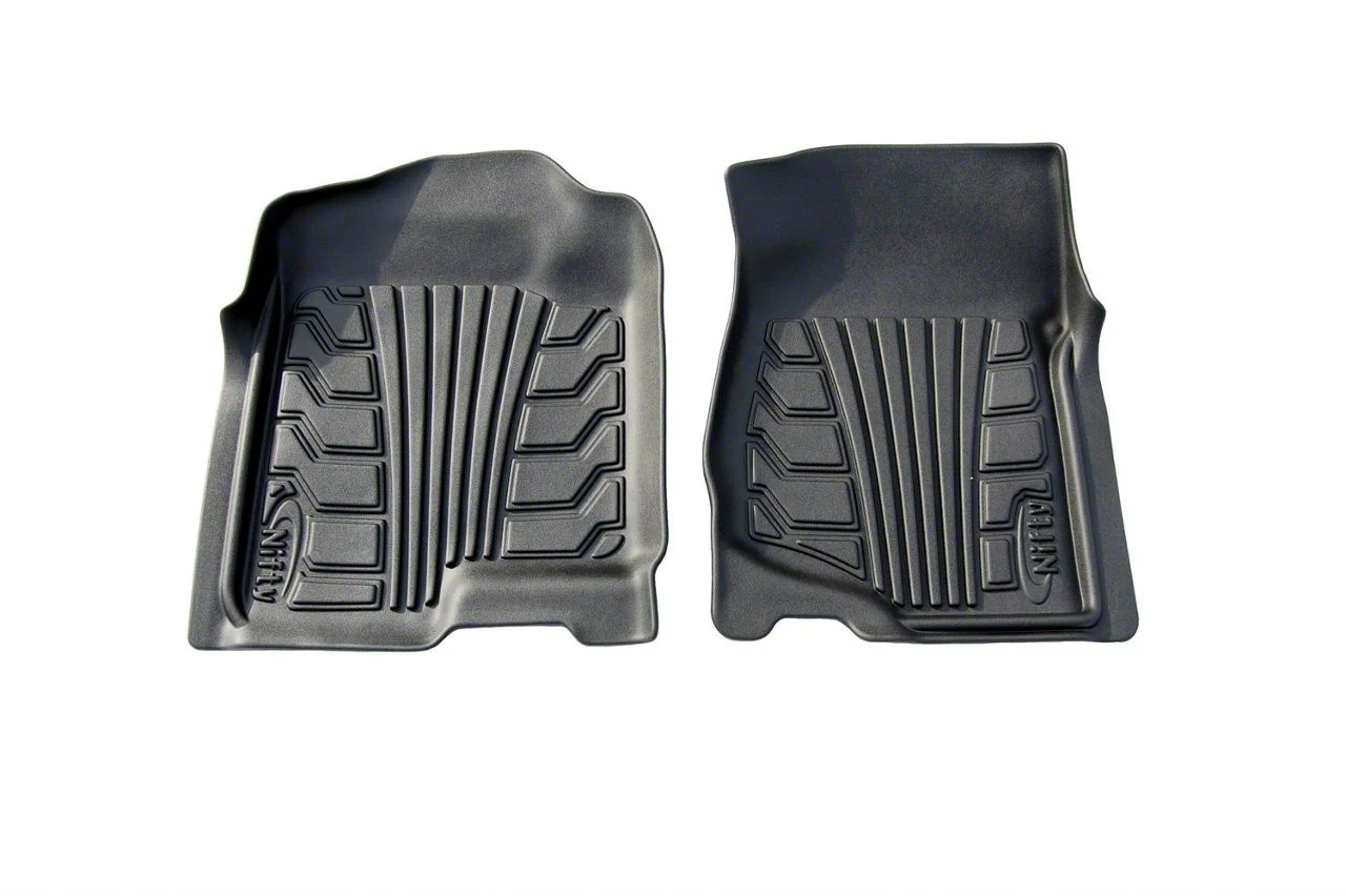 Catch-It Vinyl Front Floor Mats; Gray (00-06 Silverado 1500)