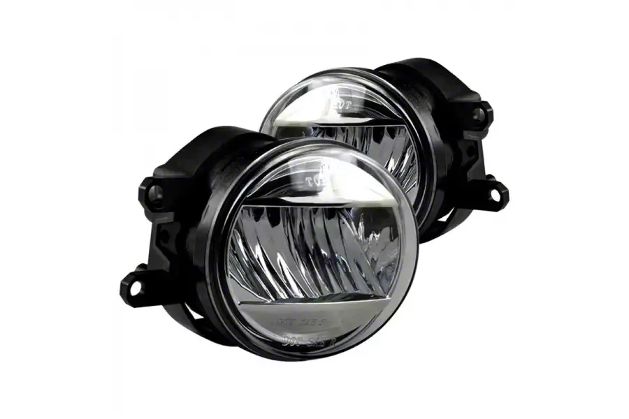 LED Fog Lights; Clear (19-21 Silverado 1500)