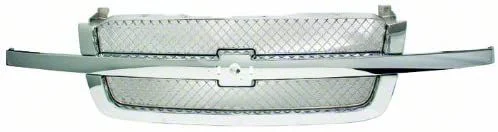 OE Style Upper Replacement Grille; Chrome (03-06 Silverado 1500)