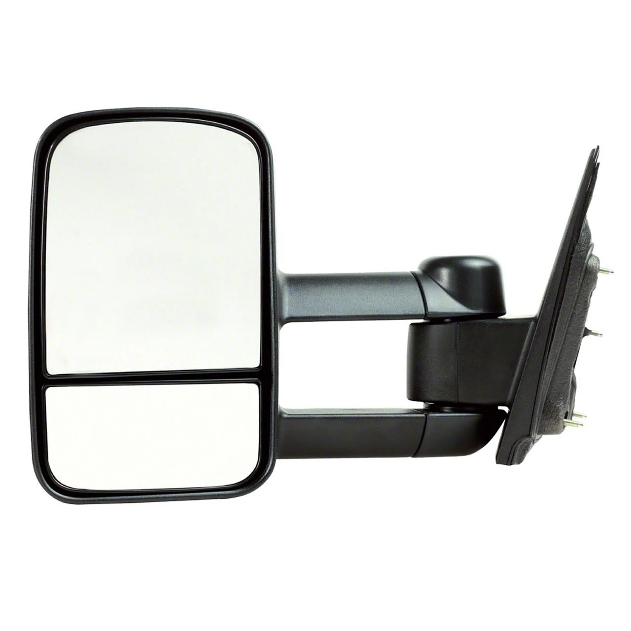 OEM Style Extendable Manual Towing Mirror; Driver Side (14-19 Silverado 1500)