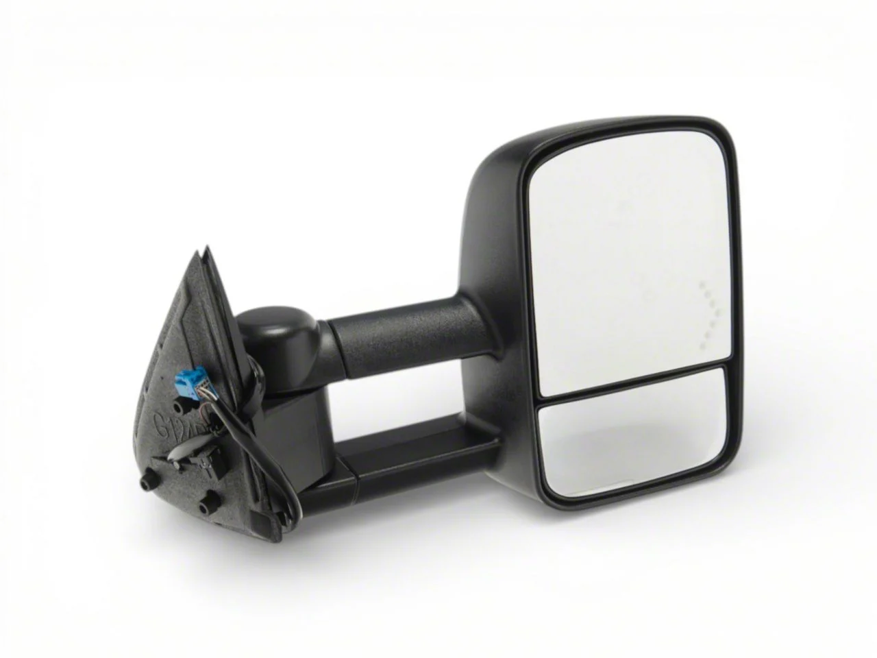OEM Style Extendable Manual Towing Mirror with Turn Signal; Passenger Side (03-06 Silverado 1500)