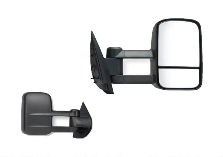 OEM Style Extendable Manual Towing Mirrors; Driver and Passenger Side (07-14 Silverado 1500)