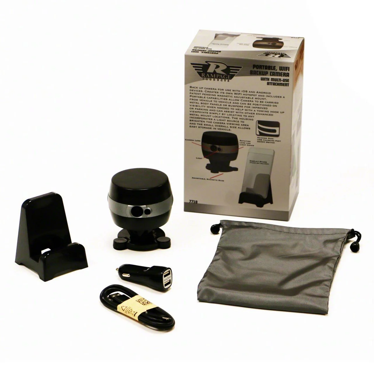 Portable WiFi Backup Camera (Universal; Some Adaptation May Be Required)