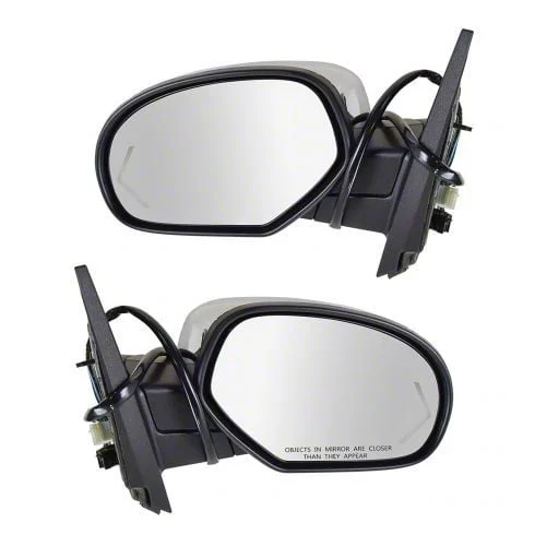 Powered Heated Memory Side Mirrors with Chrome Cap (09-14 Silverado 1500)