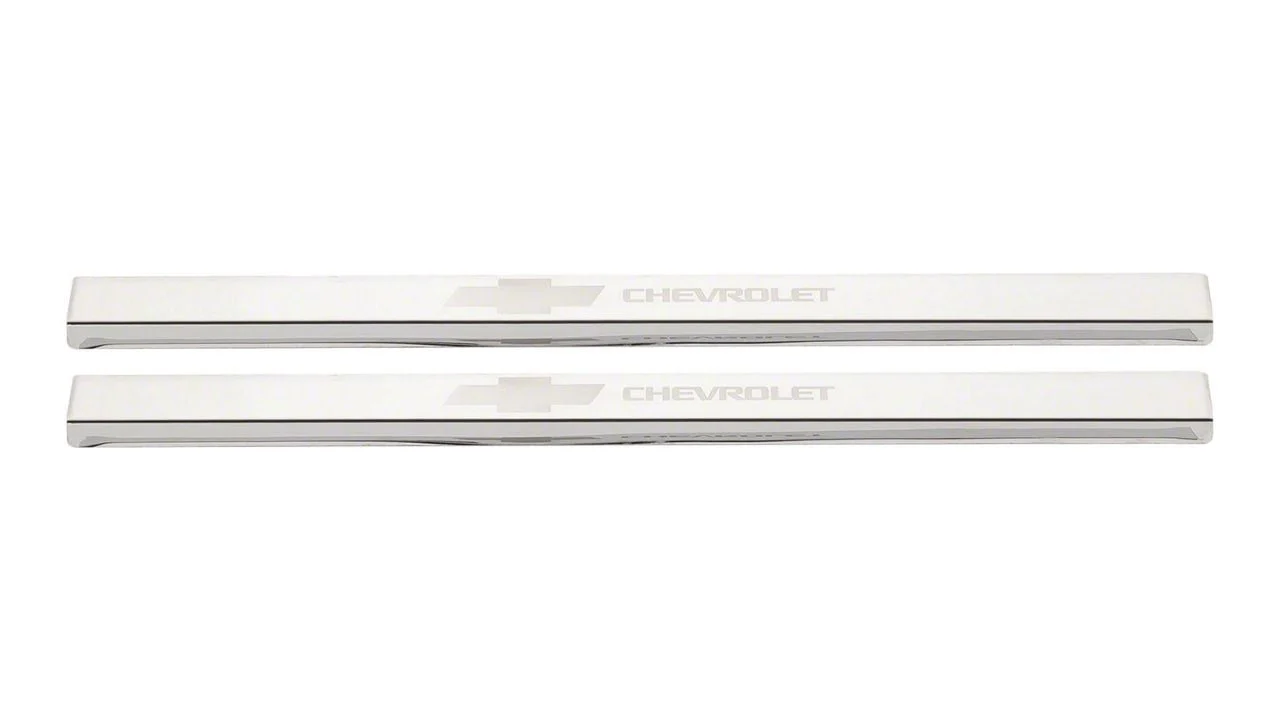 Putco Stainless Steel Door Sills (19-26 Silverado 1500 Crew Cab)