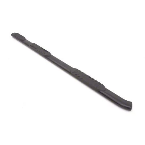 5-Inch Oval Wheel-To-Wheel Nerf Side Step Bars; Black (07-18 Silverado 1500 Crew Cab w/ 5.80-Foot Short Box)
