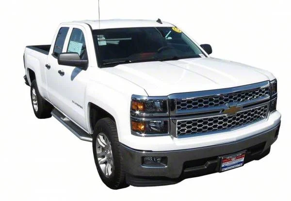 STX300 Running Boards; Stainless Steel (07-18 Silverado 1500 Extended/Double Cab)