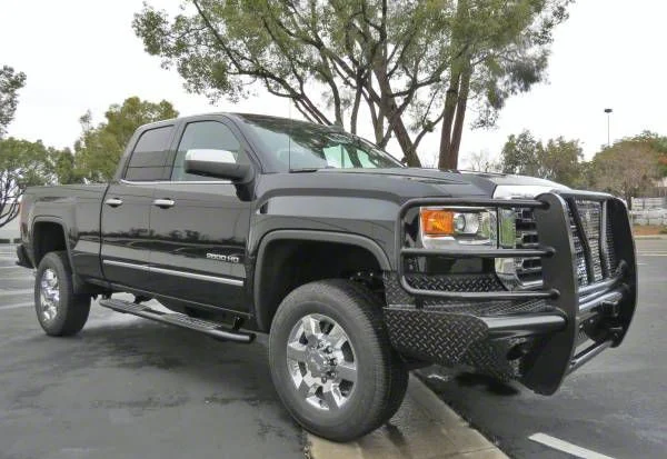 4X Series 4-Inch Oval Side Step Bars; Rocker Mount; Black (07-19 Silverado 2500 HD Extended/Double Cab)