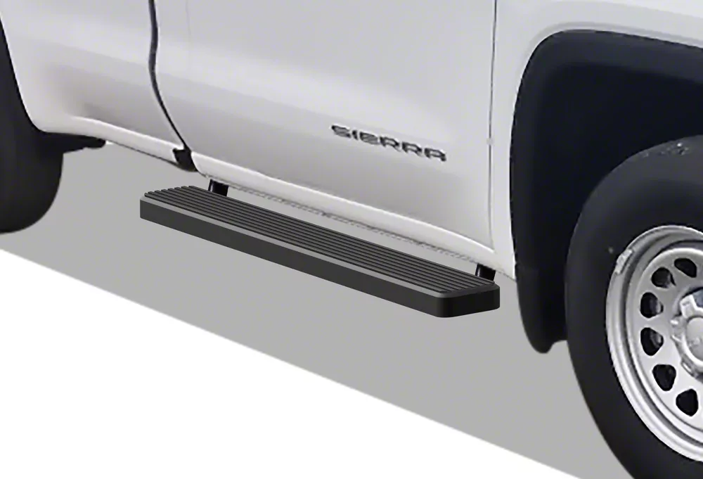 6-Inch iStep Running Boards; Black (20-26 Silverado 2500 HD Regular Cab)