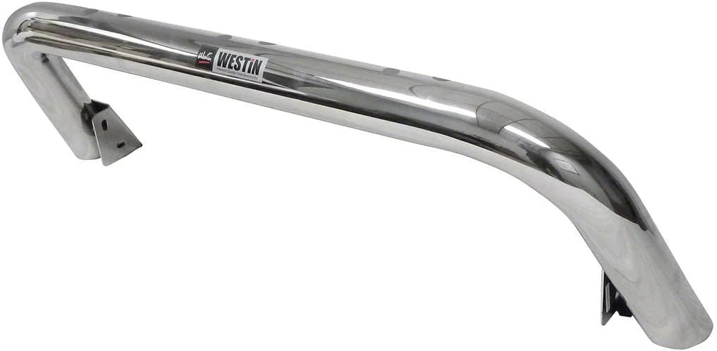 Westin MAX Tray Bull Bar/Light Bar; Stainless Steel (15-19 Silverado 2500 HD)