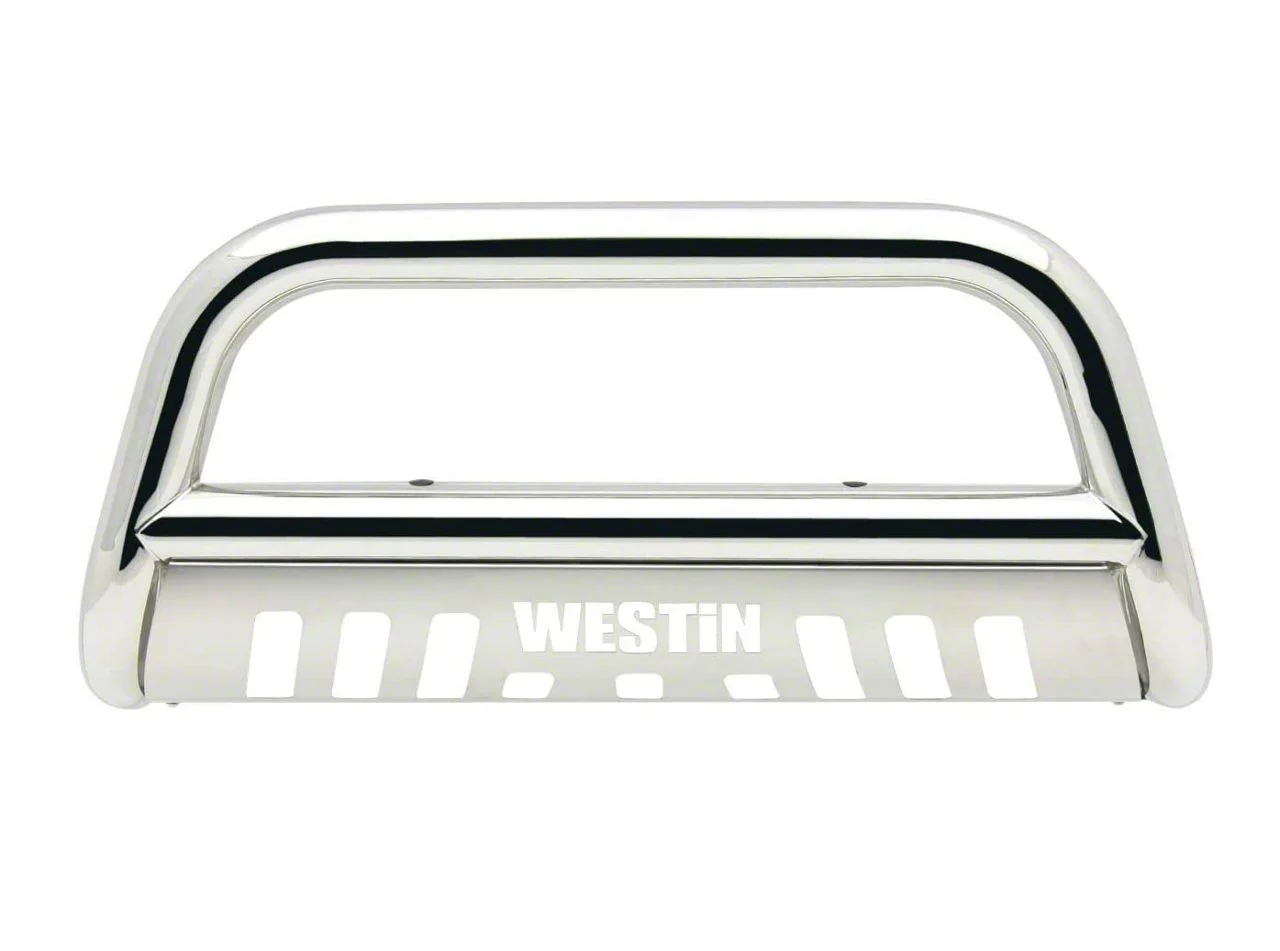 Westin E-Series Bull Bar; Stainless Steel (20-26 Silverado 2500 HD)