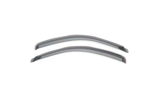 Putco Element Tinted Window Visors; Channel Mount; Front (15-19 Silverado 2500 HD Double Cab, Crew Cab)