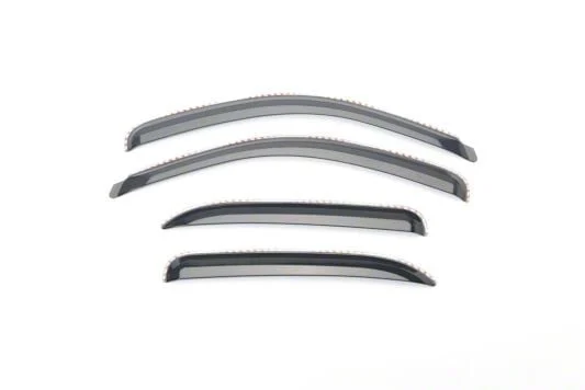 Putco Element Tinted Window Visors; Channel Mount; Front and Rear (07-13 Silverado 2500 HD Extended Cab)