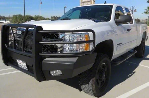Elevation Front Bumper; Fine Textured Black (11-14 Silverado 2500 HD)