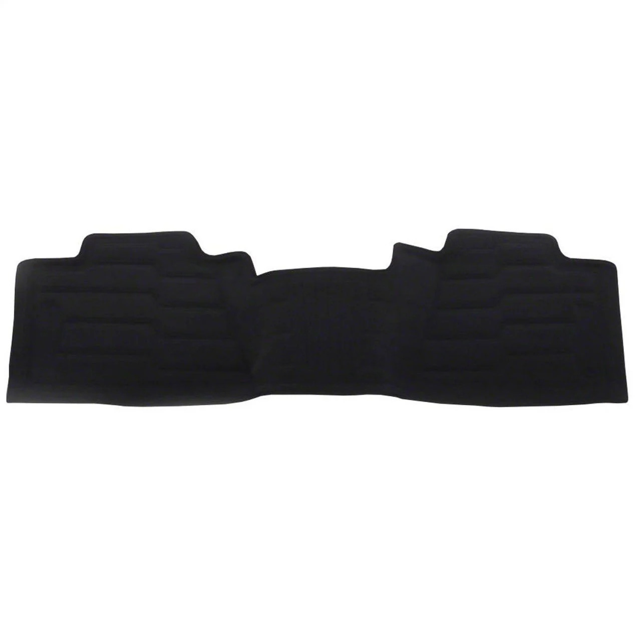 Catch-It Carpet Rear Floor Mat; Black (15-19 Silverado 2500 HD Crew Cab)