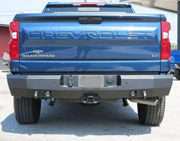 Fortis Rear Bumper; Textured Black (20-26 Silverado 2500 HD)