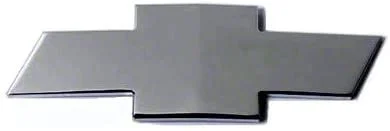 Putco Grille and Tailgate Emblems; Gunmetal Chrome (11-14 Silverado 2500 HD)
