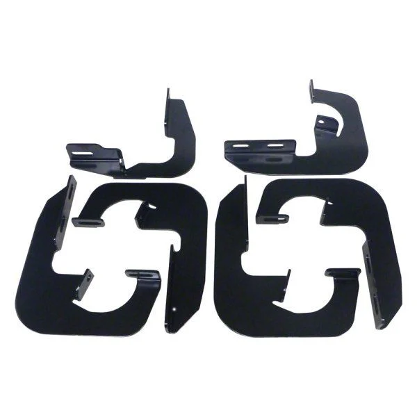 Westin Molded/Sure Grip Running Board Mounting Kit; Black (07-14 Silverado 2500 HD Extended Cab)