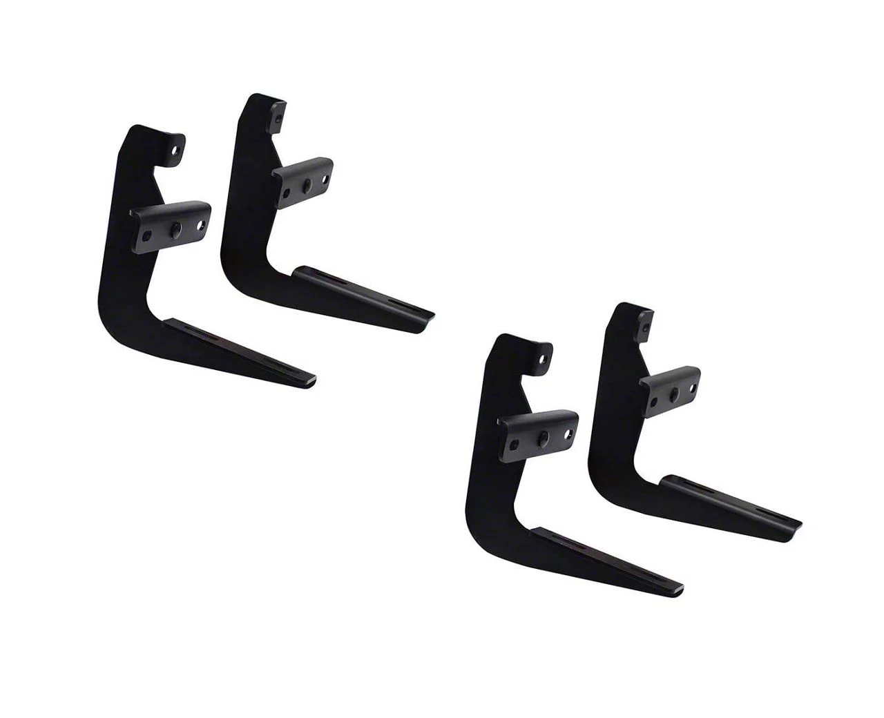 Westin Molded/Sure Grip Running Board Mounting Kit; Black (07-14 Silverado 2500 HD Crew Cab)