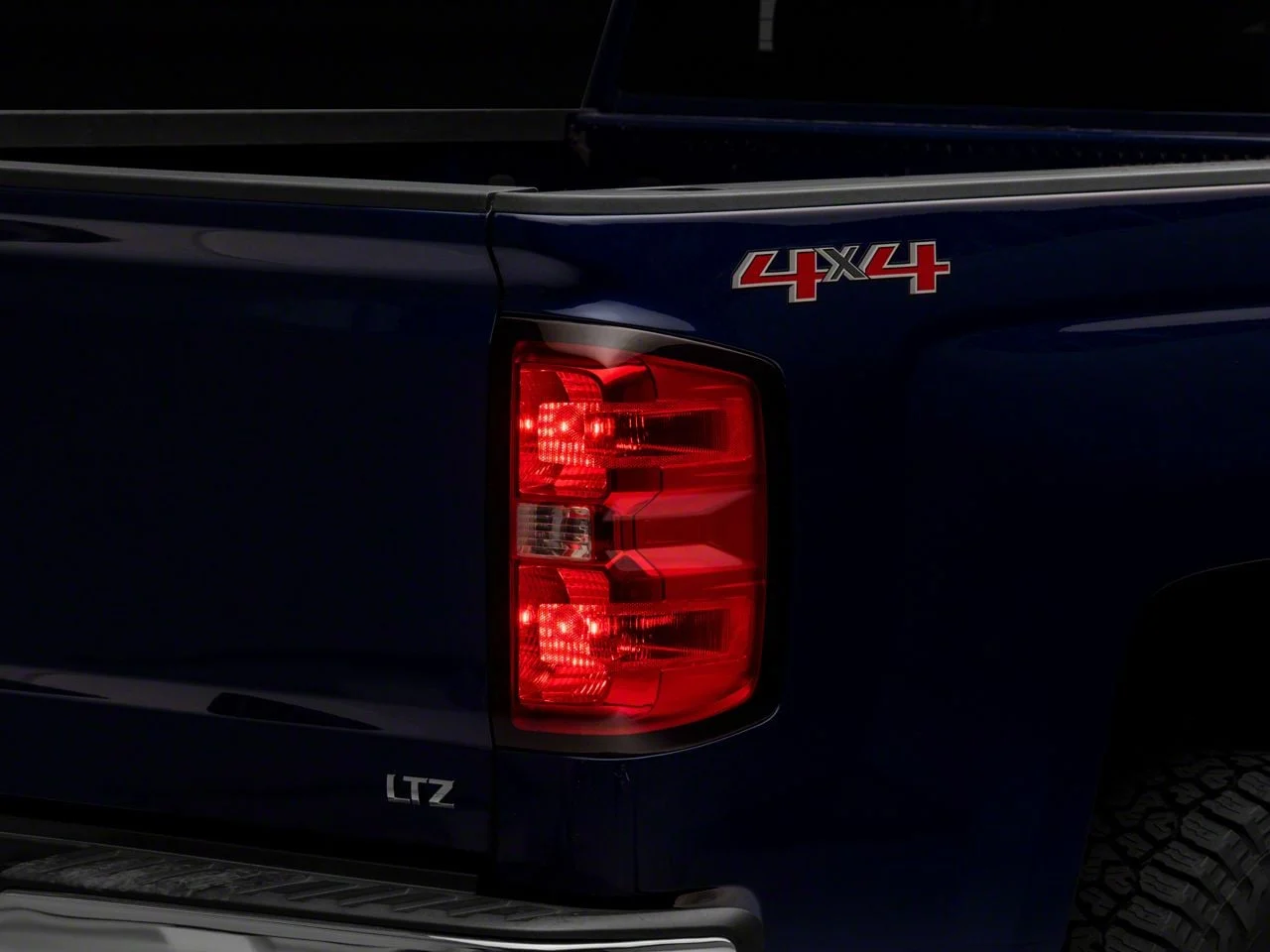 OEM Style Tail Light; Chrome Housing; Red/Clear Lens; Passenger Side (15-19 Silverado 2500 HD w/ Factory Halogen Tail Lights)