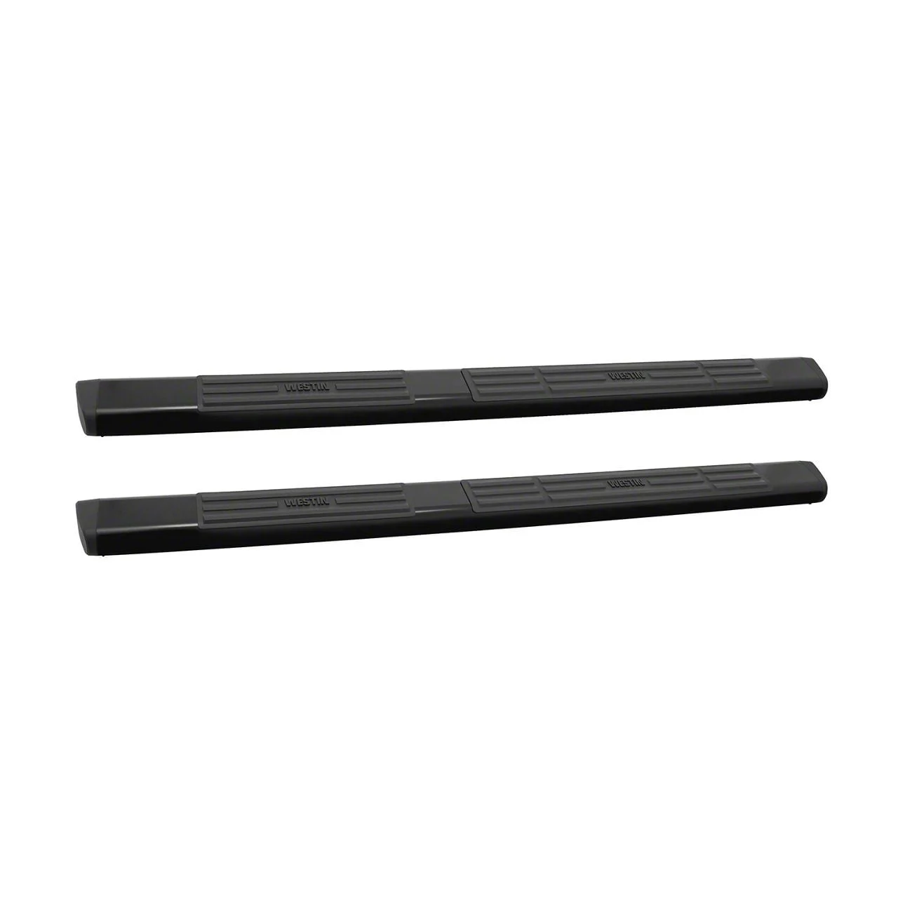 Westin Premier 6 Oval Nerf Side Step Bars with Mounting Kit; Black (15-19 Silverado 2500 HD Double Cab)