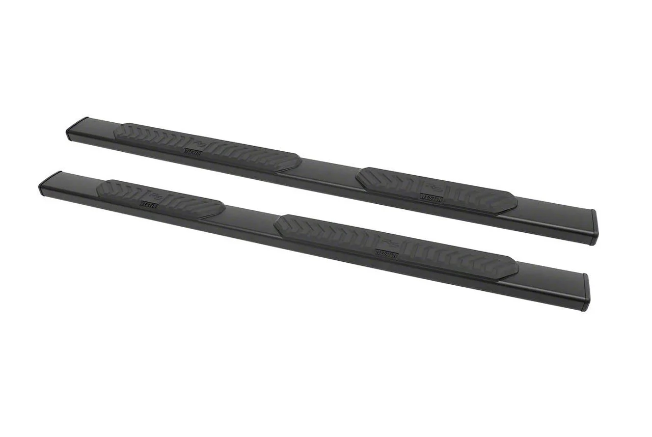 Westin R5 Nerf Side Step Bars; Textured Black (07-19 Silverado 2500 HD Crew Cab)