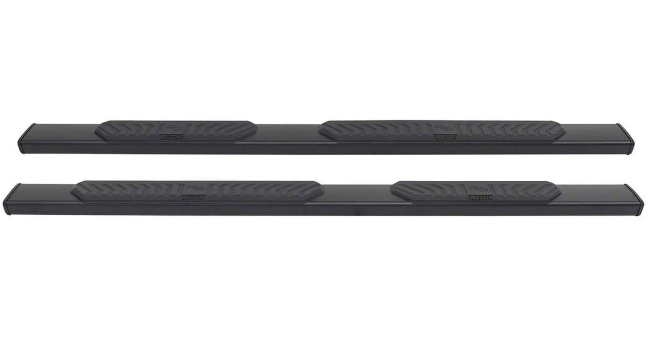 Westin R5 Nerf Side Step Bars; Textured Black (20-26 Silverado 2500 HD Double Cab)