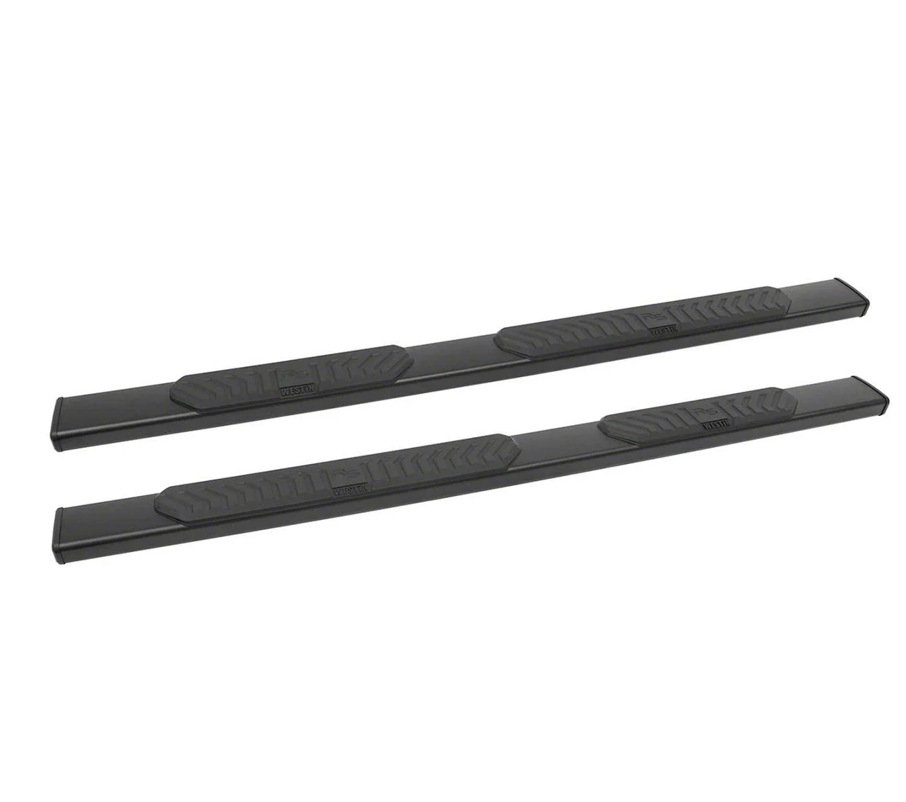 Westin R5 Nerf Side Step Bars; Textured Black (20-26 Silverado 2500 HD Crew Cab)