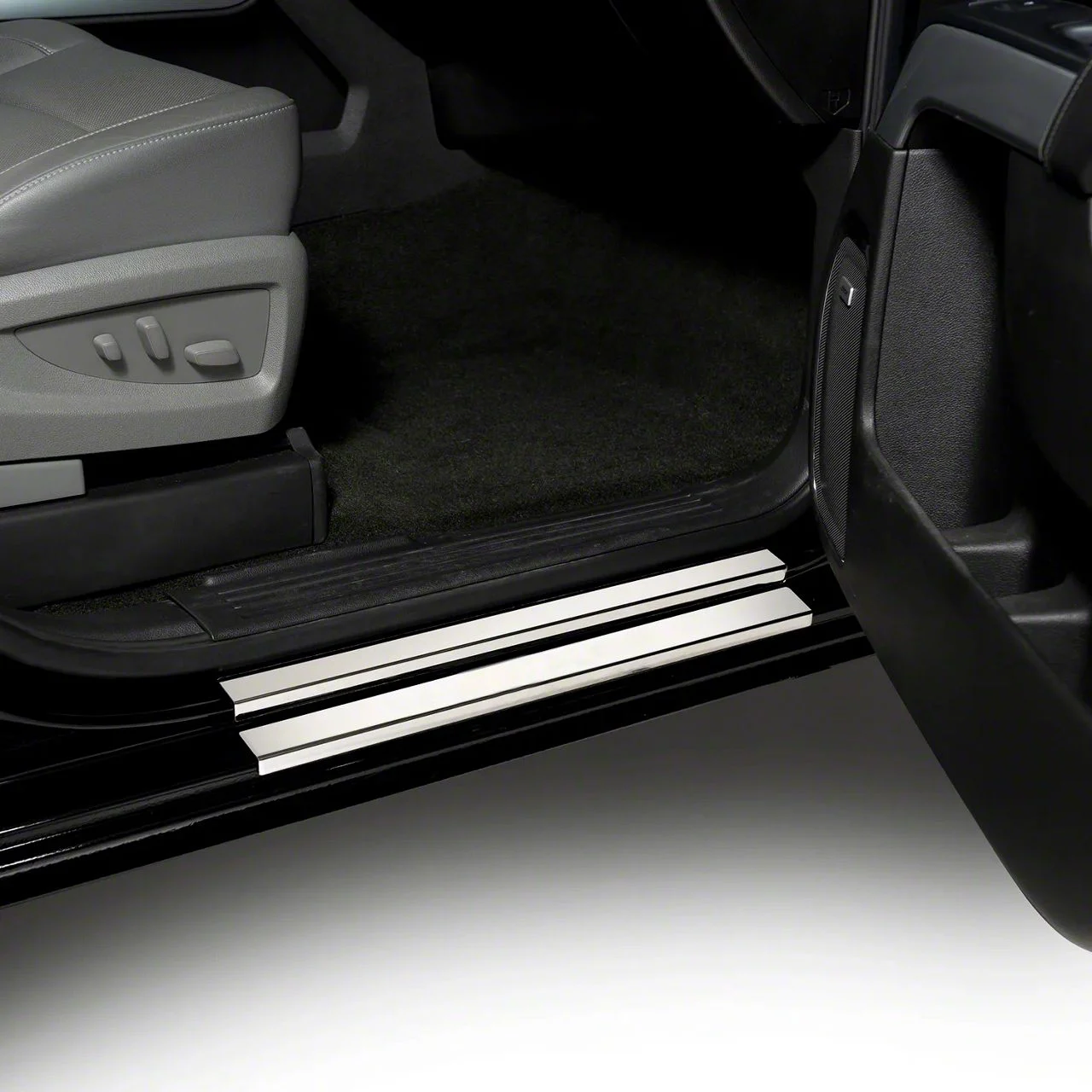 Putco Stainless Steel Door Sills (20-26 Silverado 2500 HD Regular Cab, Double Cab)