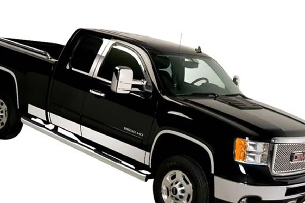 Putco Stainless Steel Rocker Panels (15-19 Silverado 2500 HD Double Cab DRW w/ 8-Foot Long Box)