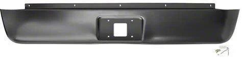 Steel Roll Pan with License Plate Cutout; Unpainted (07-10 Silverado 2500 HD)