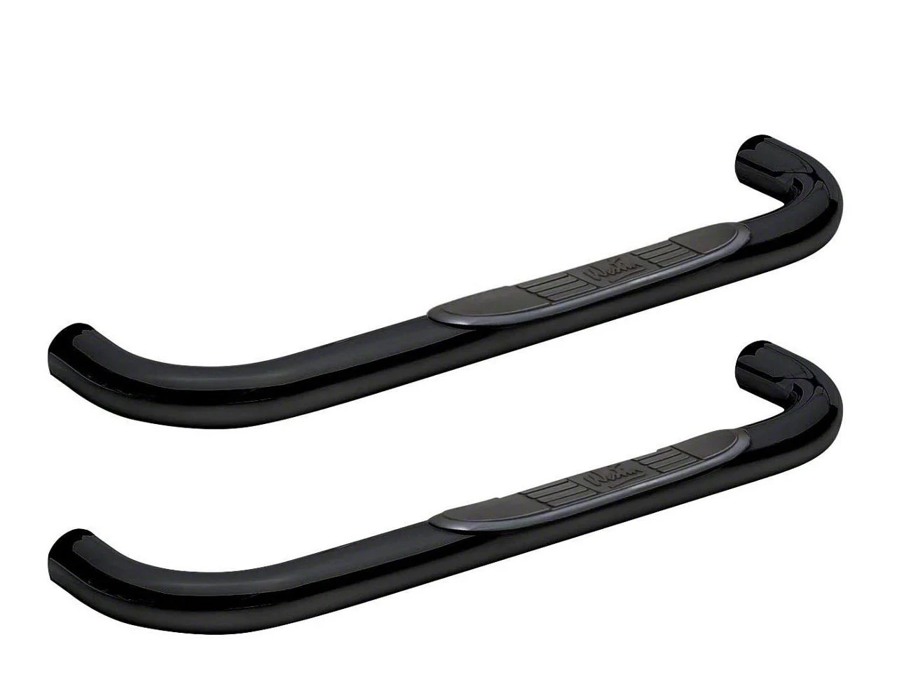 Westin Signature 3-Inch Nerf Side Step Bars; Black (07-14 Silverado 2500 HD Regular Cab)