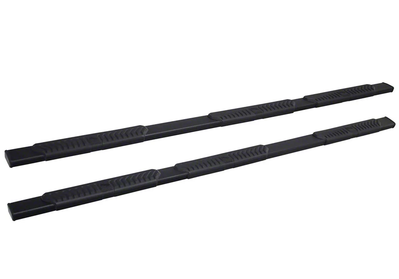 Westin R5 M-Series Wheel-to-Wheel Nerf Side Step Bars; Black (07-19 Silverado 2500 HD Crew Cab w/ 6.50-Foot Standard Box)