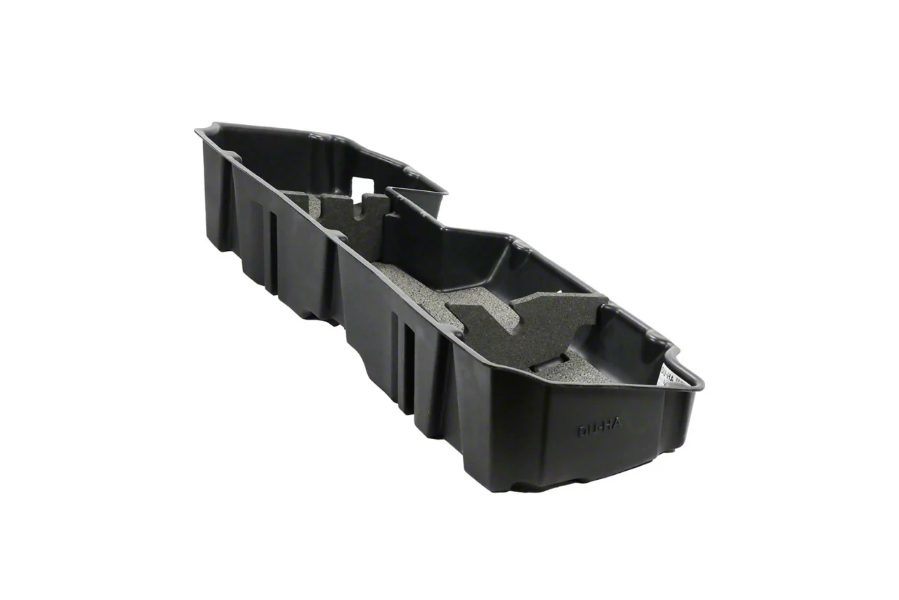 Underseat Storage; Black (20-26 Silverado 2500 HD Crew Cab)