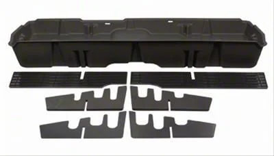Underseat Storage; Dark Gray (07-14 Silverado 2500 HD Crew Cab)