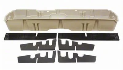 Underseat Storage; Tan (07-14 Silverado 2500 HD Crew Cab)