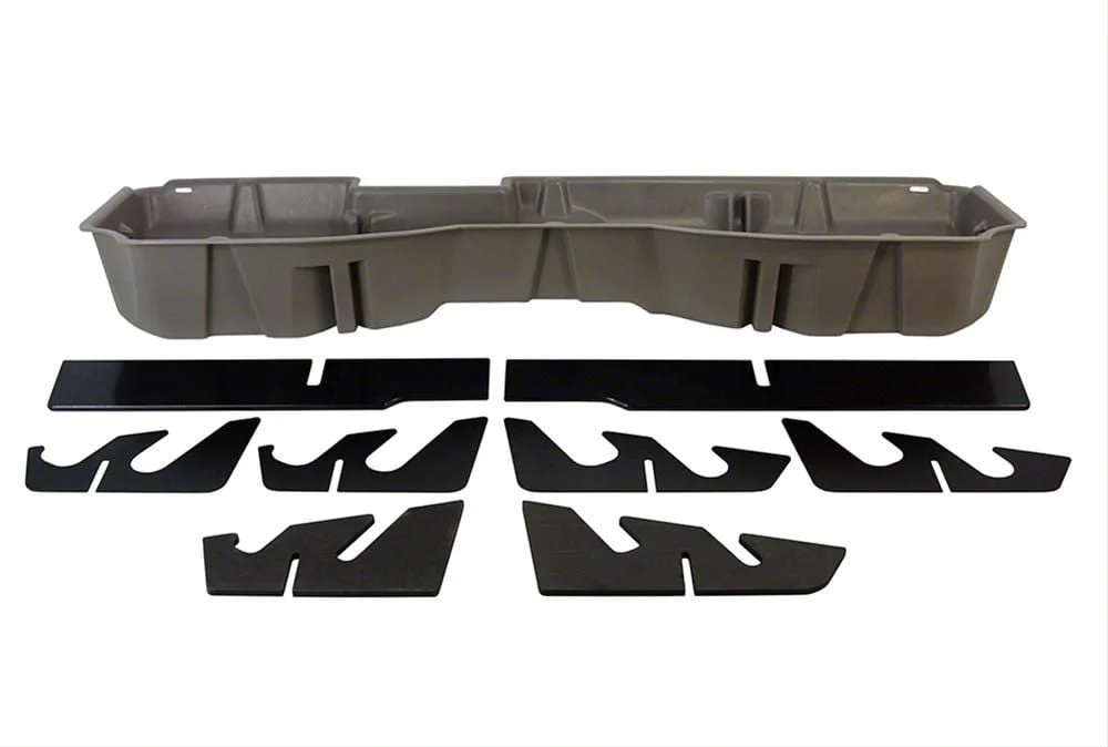 Underseat Storage; Tan (15-19 Silverado 2500 HD Crew Cab)