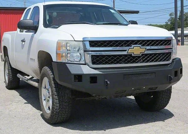 Fortis Front Bumper; Textured Black (11-14 Silverado 3500 HD)