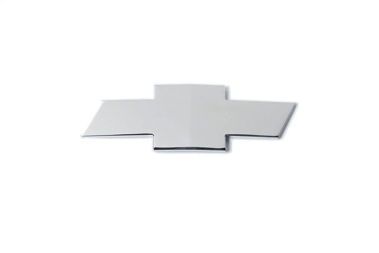 Putco Grille and Tailgate Emblems; Chrome (07-10 Silverado 3500 HD)