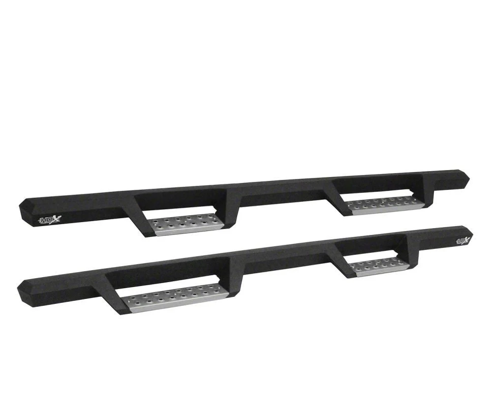 Westin HDX Stainless Drop Nerf Side Step Bars; Textured Black (20-26 Silverado 3500 HD Crew Cab)
